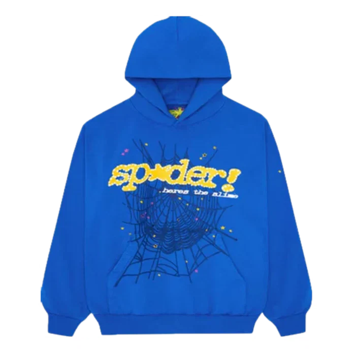 Sp5der TC Hoodie Blue