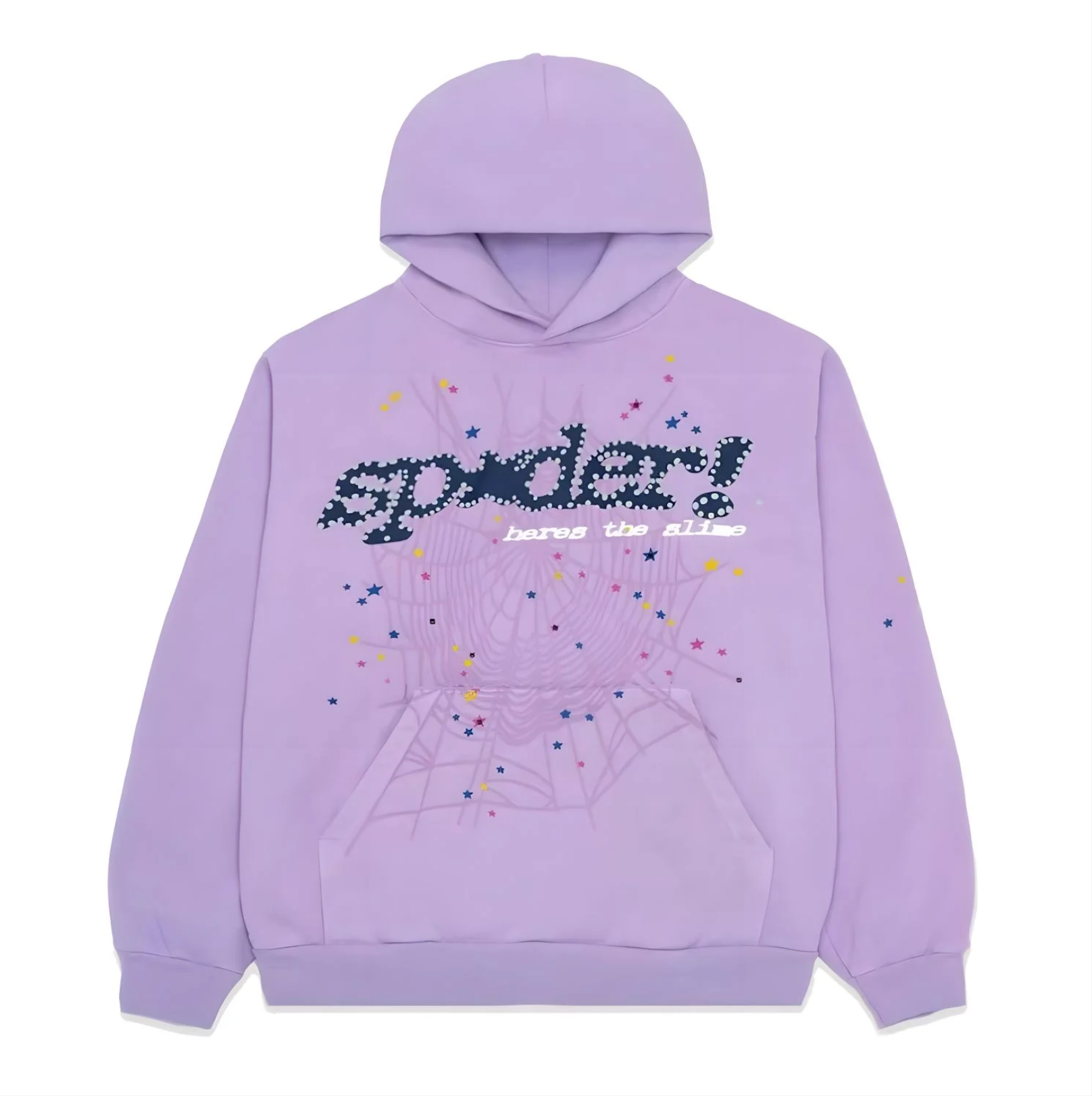 Sp5der Acai Hoodie Purple