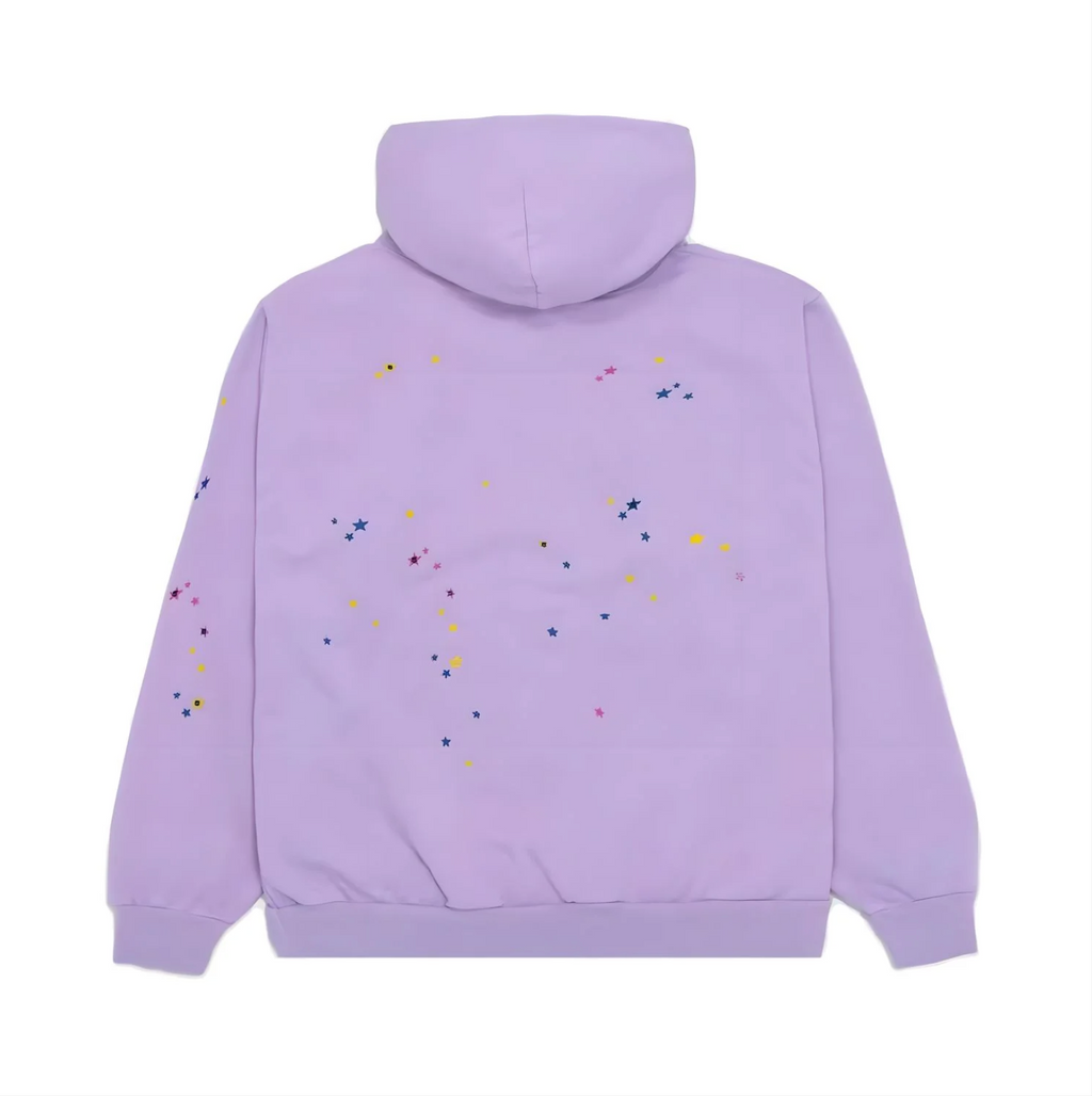 Sp5der Acai Hoodie Purple