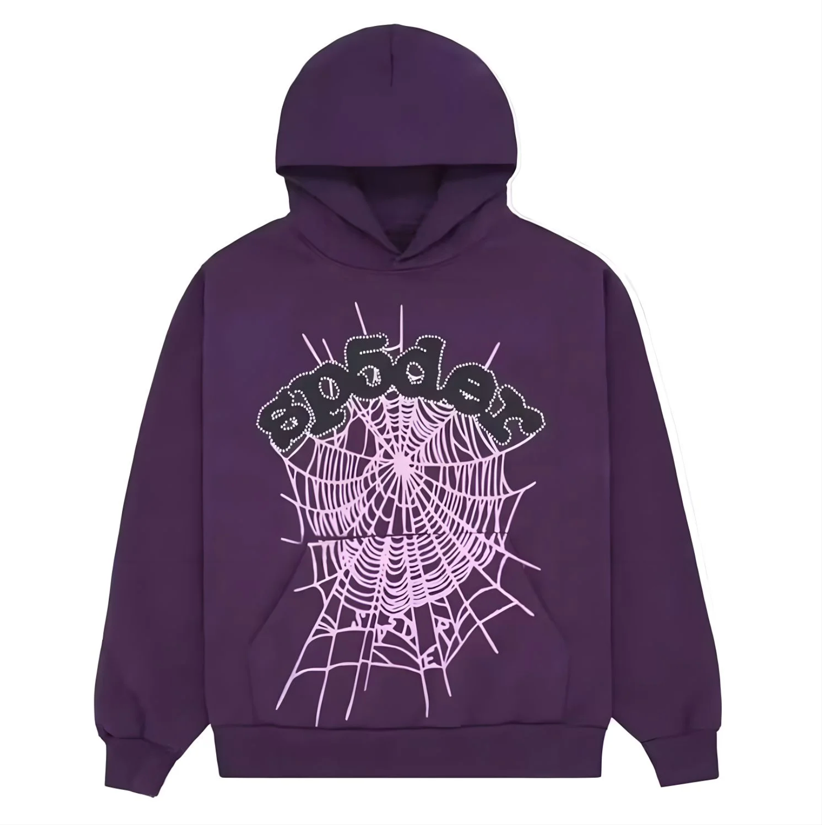 Sp5der Web Hoodie Purple