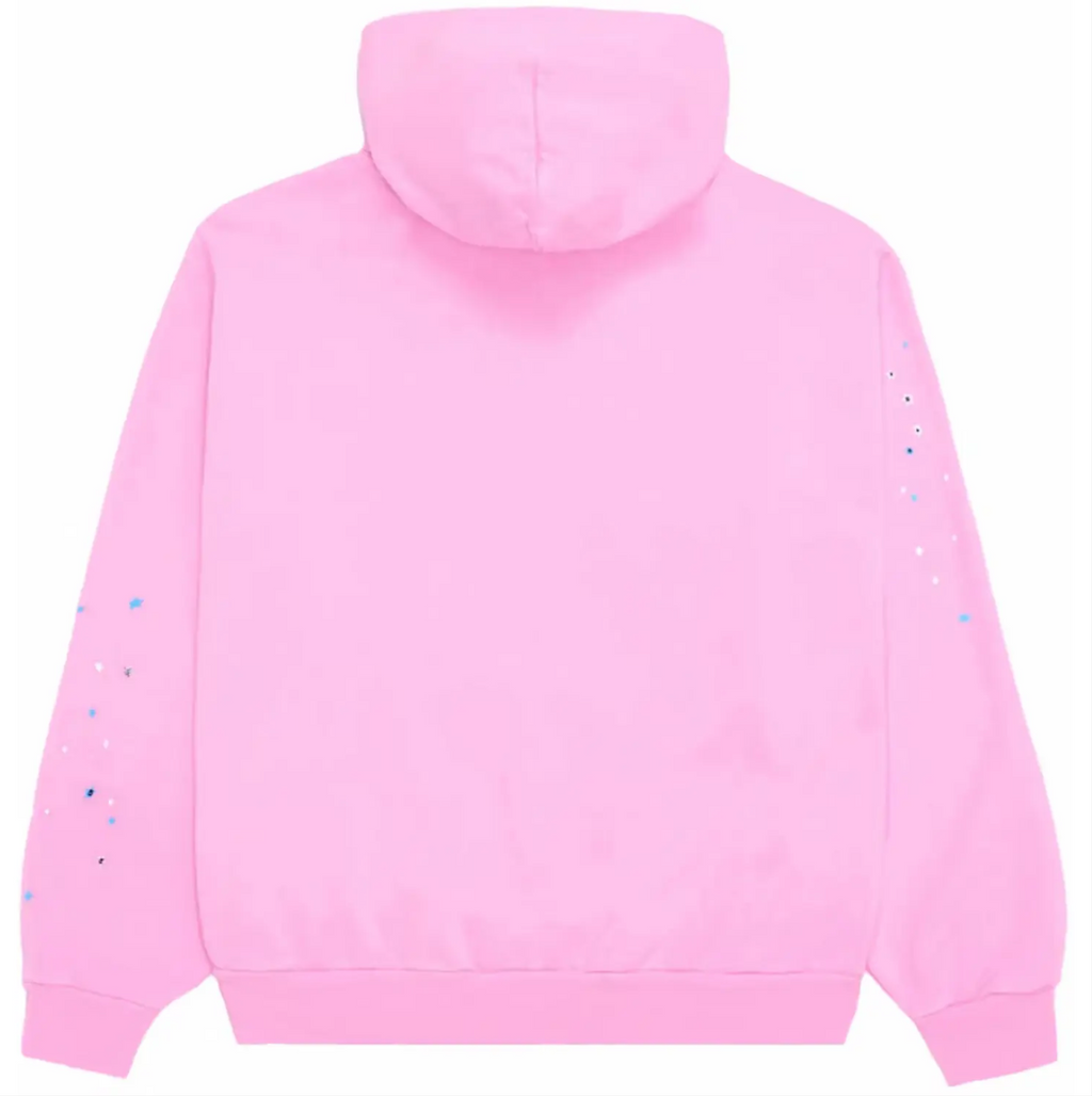 Sp5der OG Web Hoodie Pink