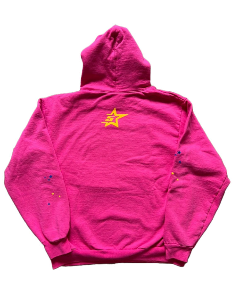 Sp5der P*NK Hoodie pink