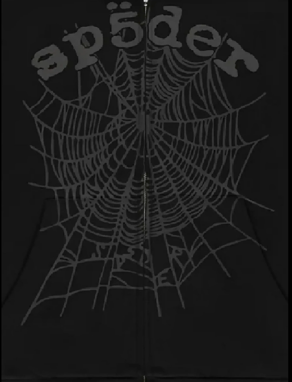 Sp5der OG Web V2 Phantom Hoodie – Black