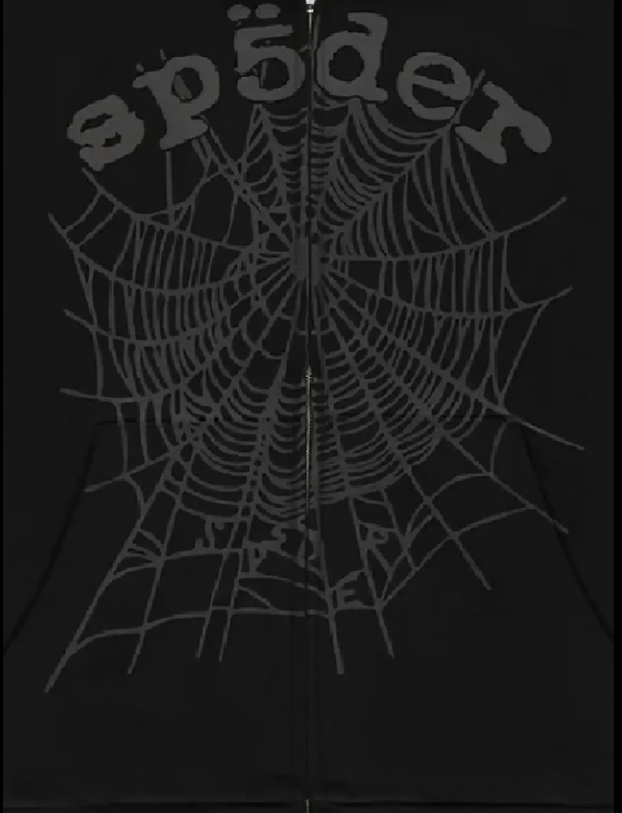 Sp5der OG Web V2 Phantom Hoodie – Black
