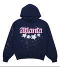 Sp5der Atlanta Hoodie Navy
