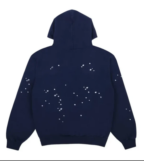 Sp5der Atlanta Hoodie Navy
