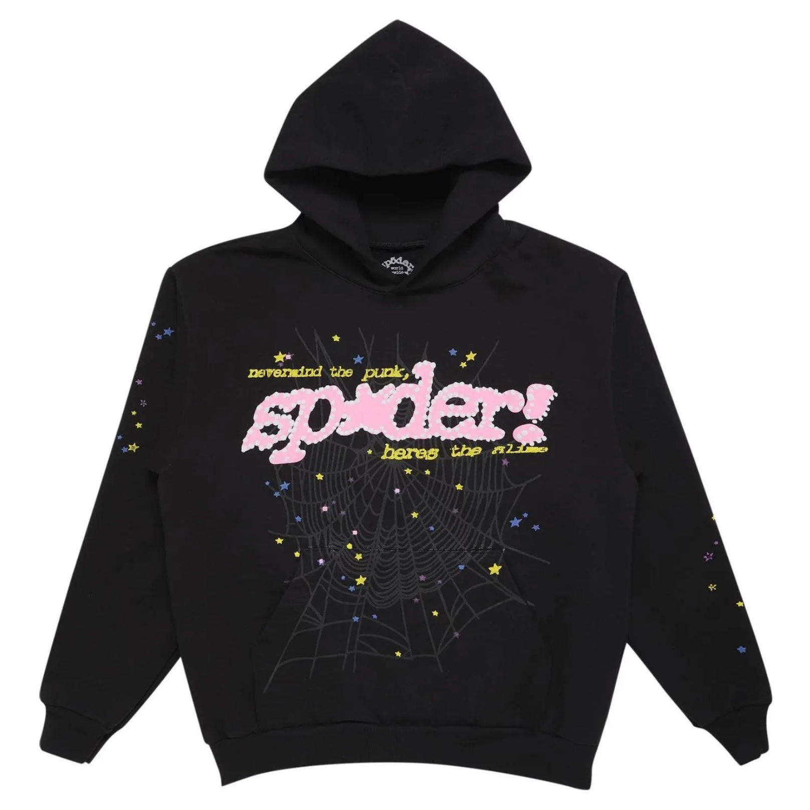 Sp5der P*nk Hoodie ‘Black’