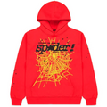Sp5der P*NK V2 Hoodie Red