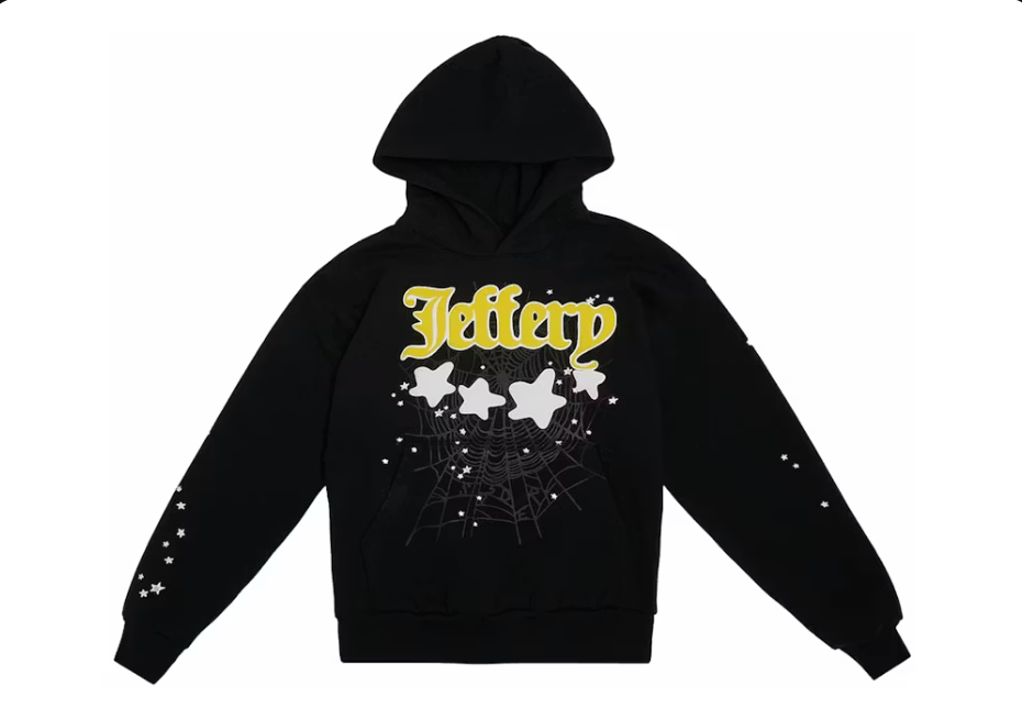 Sp5der Jeffery Hoodie Black