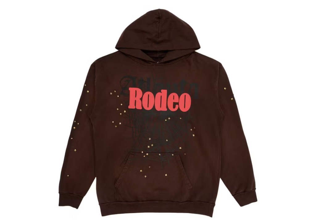 Travis Scott Cactus Jack x Sp5der Days Before Rodeo Hoodie Brown