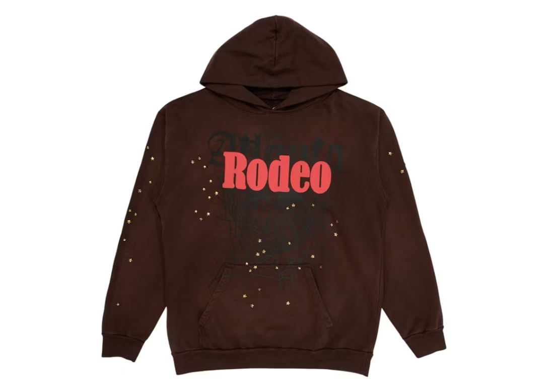 Travis Scott Cactus Jack x Sp5der Days Before Rodeo Hoodie Brown