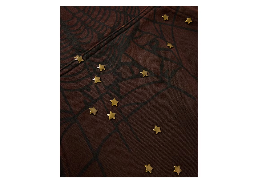 Travis Scott Cactus Jack x Sp5der Days Before Rodeo Hoodie Brown