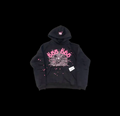 Sp5der Angel Number 666 Hoodie Black/Pink