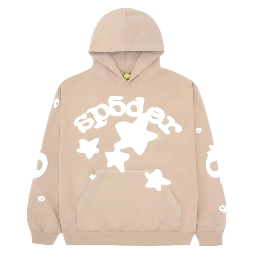 Sp5der Beluga Hoodie Light Brown