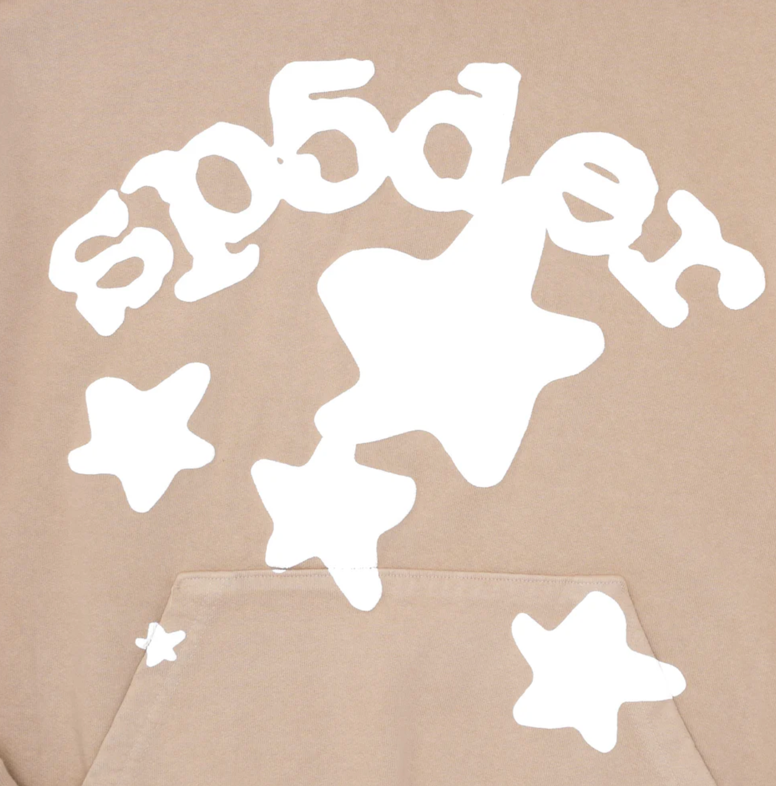 Sp5der Beluga Hoodie Light Brown