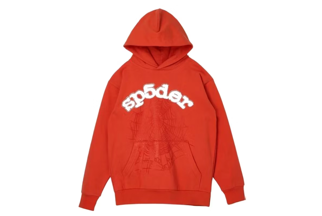 Sp5der Websuit Hoodie Orange