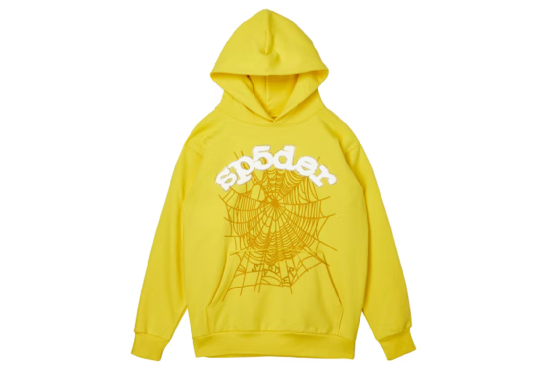 Sp5der Websuit Hoodie Yellow