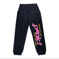 Sp5der P*NK Sweatpants Black