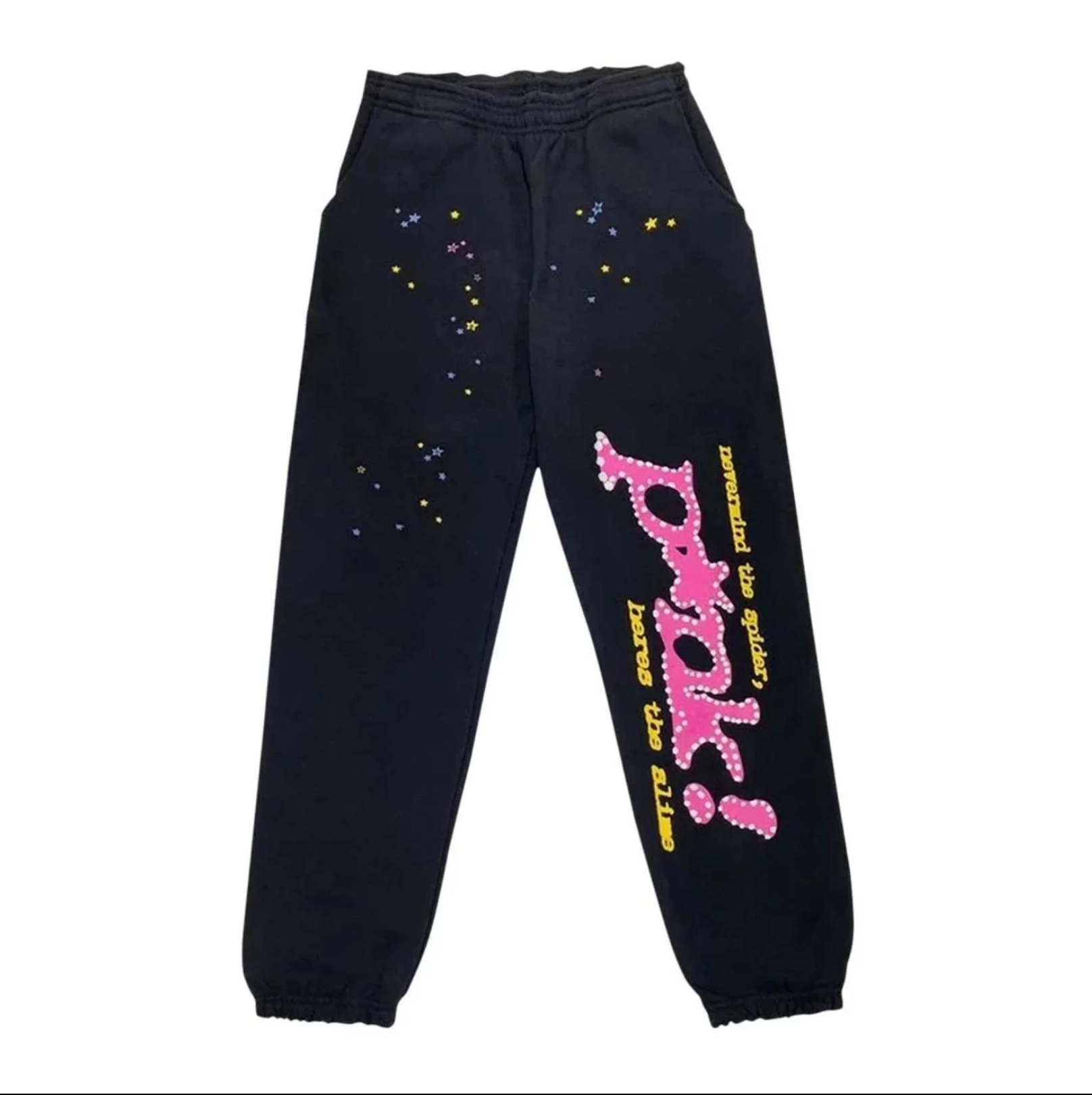 Sp5der P*NK Sweatpants Black
