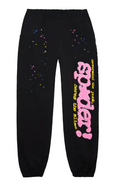 Sp5der P*NK V2 Sweatpants Black