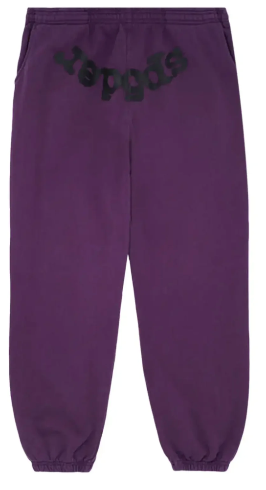 Sp5der Classic Sweatpants Grape
