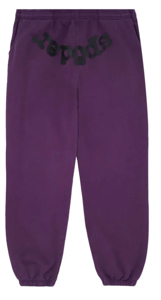 Sp5der Classic Sweatpants Grape