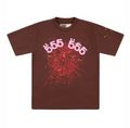 Sp5der Brown Angel Number Tee
