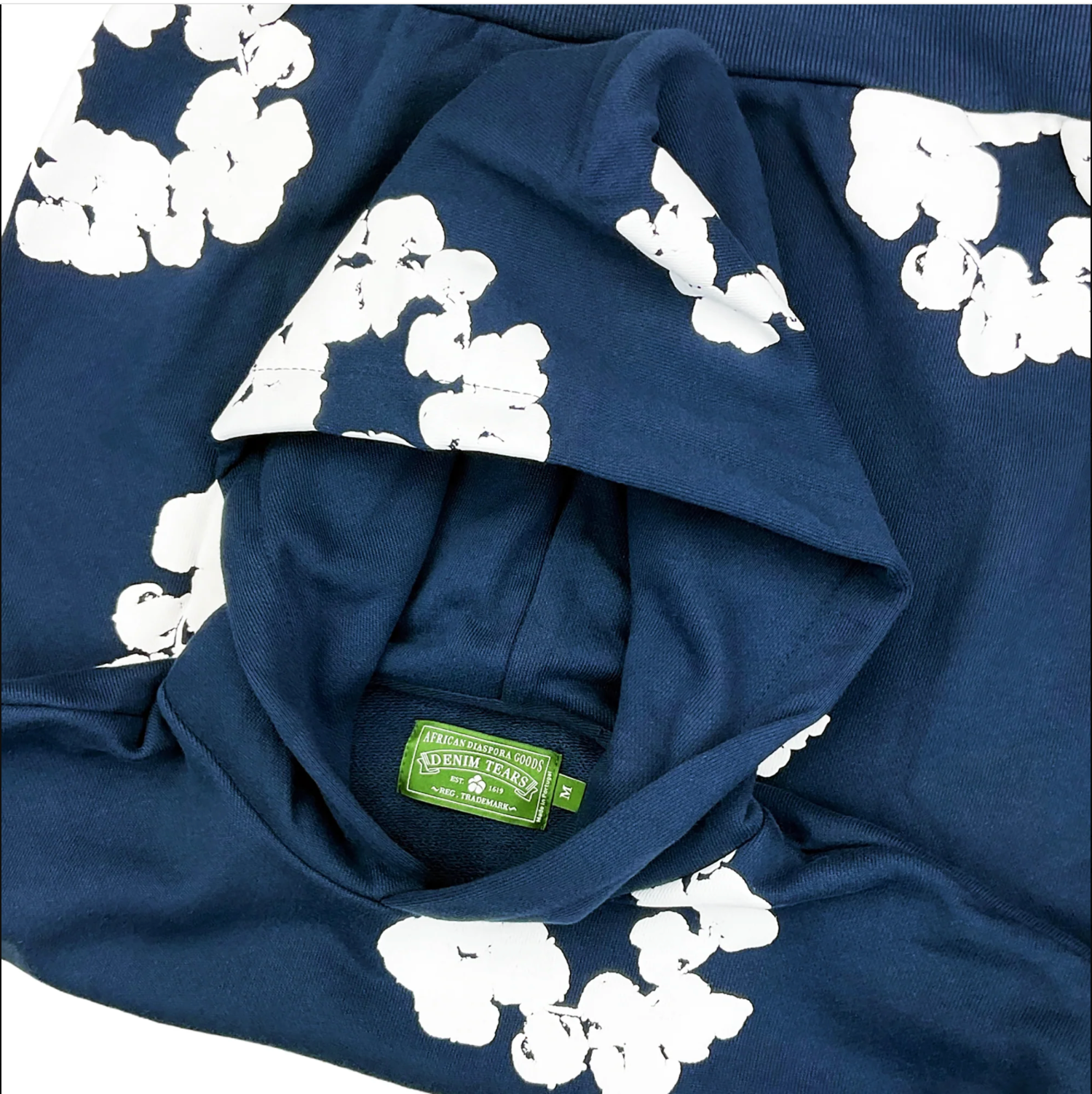 Denim Tears The Cotton Wreath Sweatshirt Navy