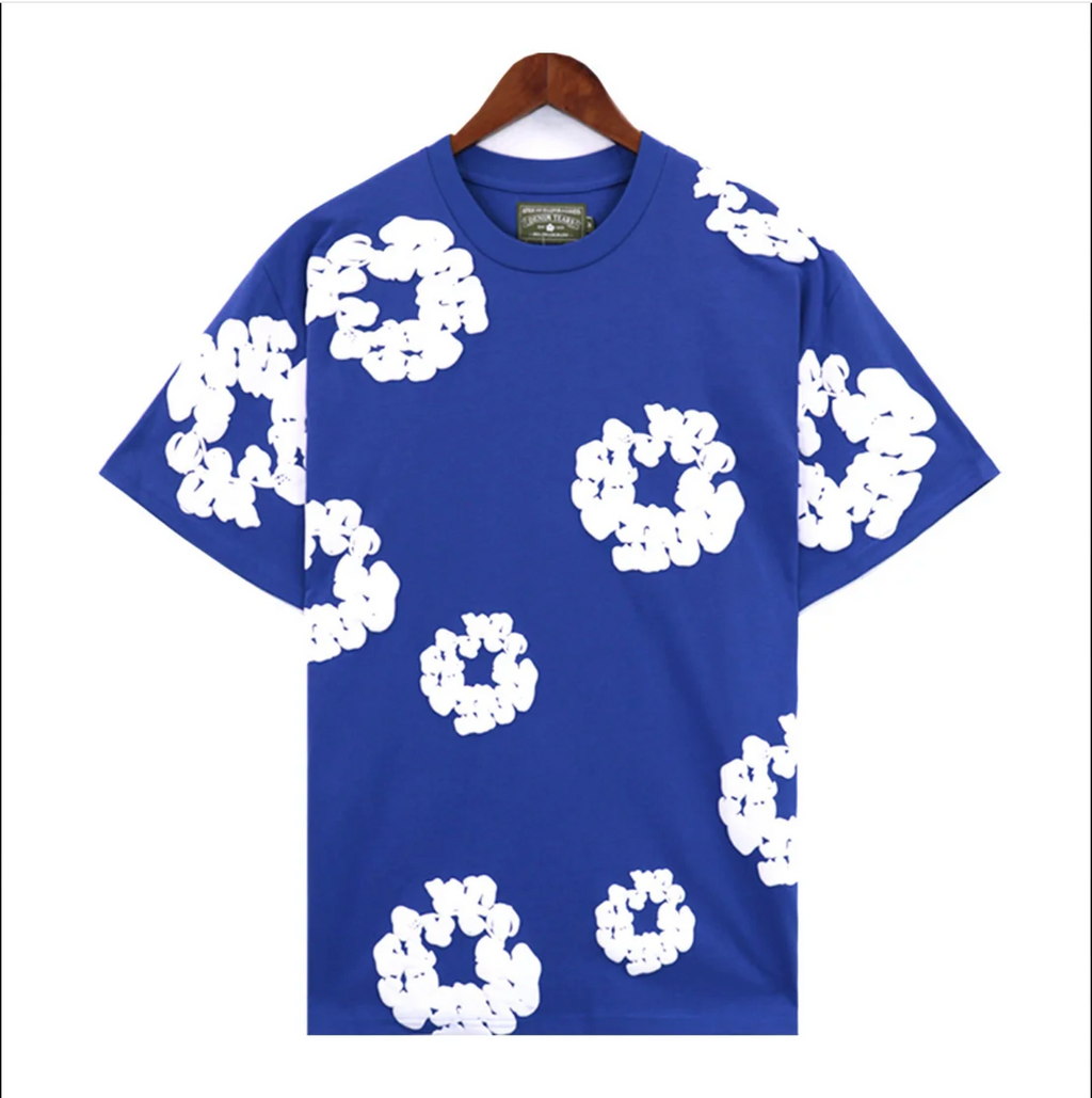 Denim Tears Cotton Wreath Tee “Royal Blue Pulse”