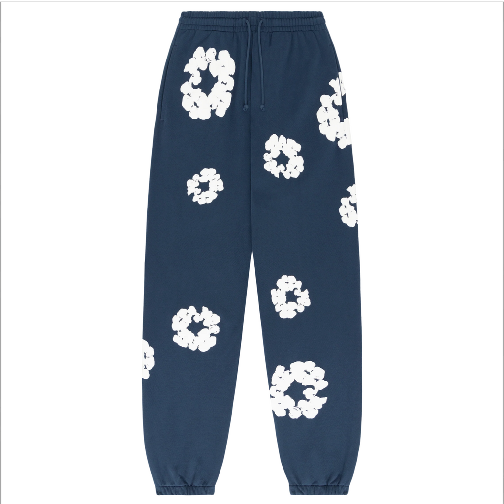 Denim Tears The Cotton Wreath Sweatpants Navy