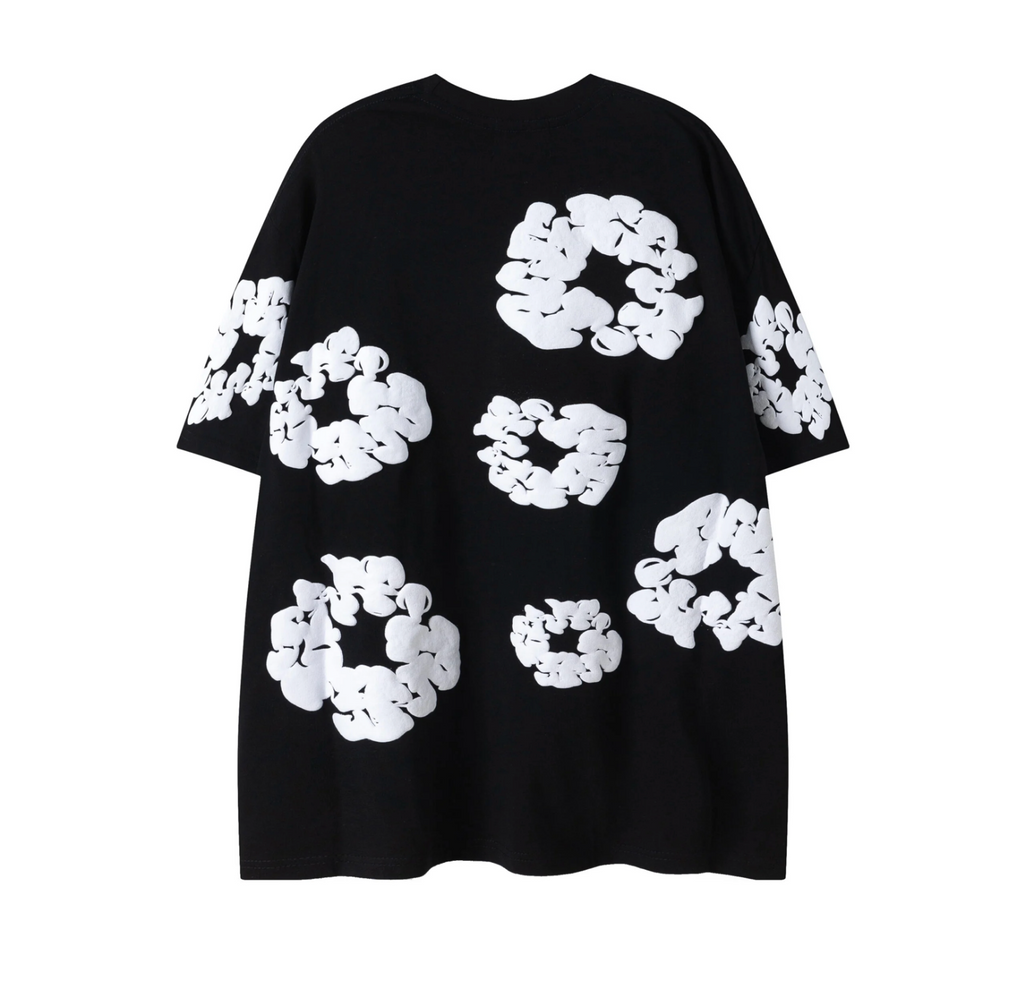 Denim Tears Cotton Wreath T-Shirt “Black Mono Classic”