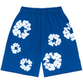 Denim Tears The Cotton Wreath Shorts Royal Blue
