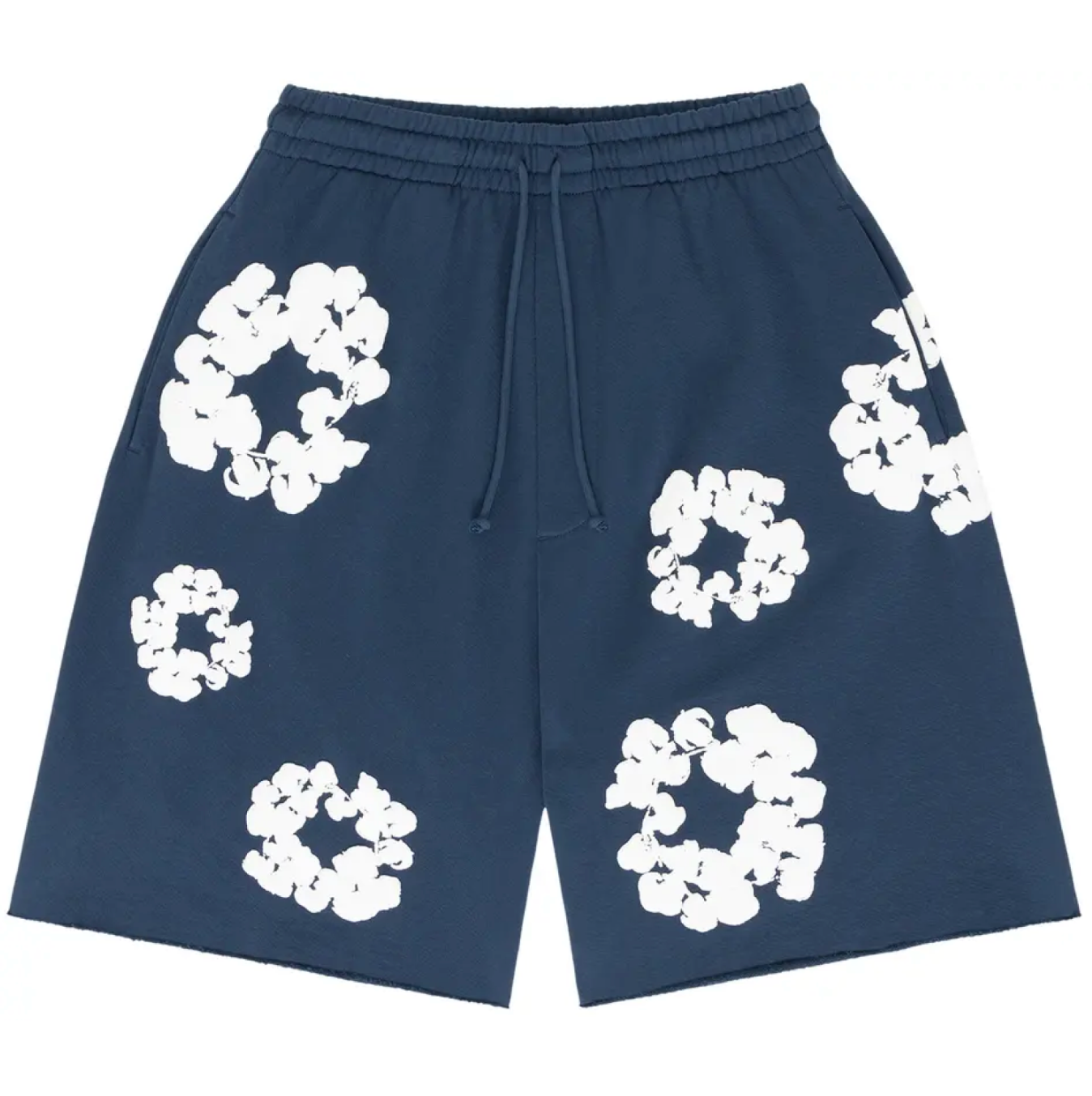 Denim Tears The Cotton Wreath Shorts Navy
