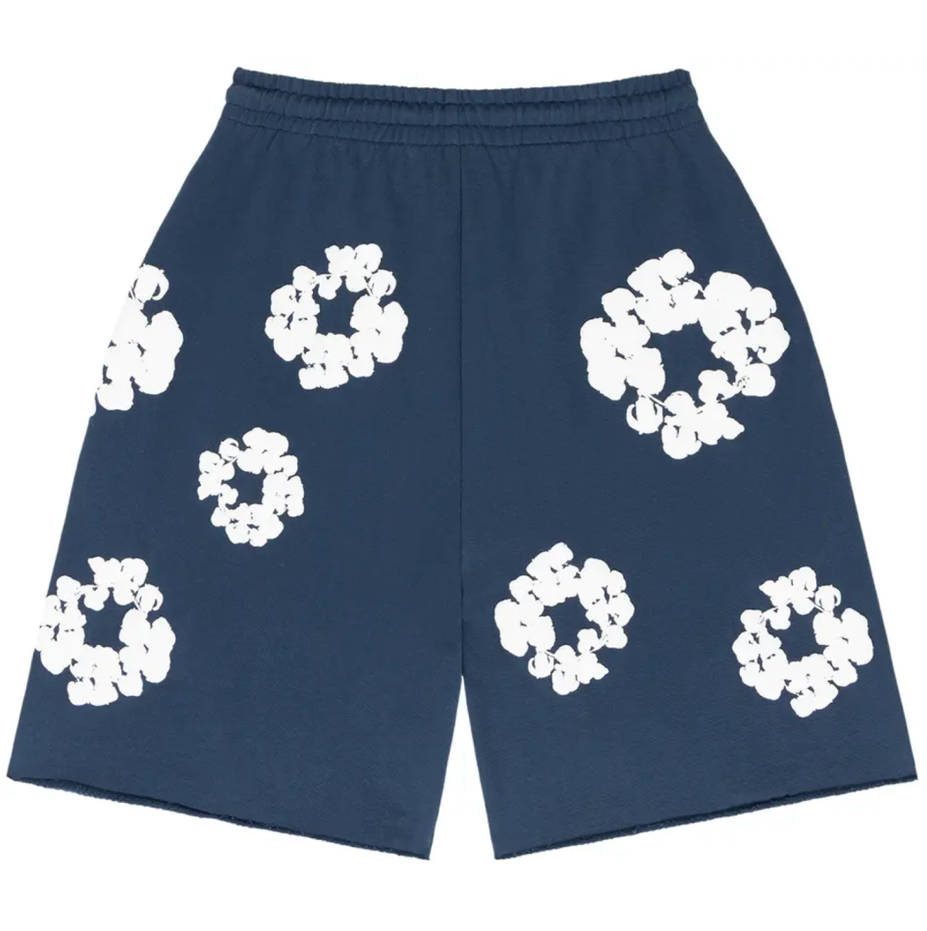 Denim Tears The Cotton Wreath Shorts Navy