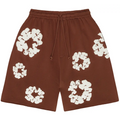 Denim Tears The Cotton Wreath Shorts Brown