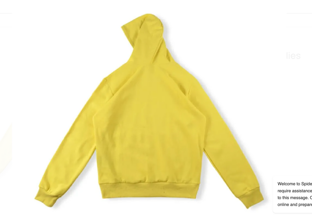Sp5der Websuit Hoodie Yellow