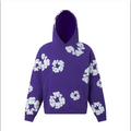 Denim Tears Cotton Wreath Hoodie Purple Core