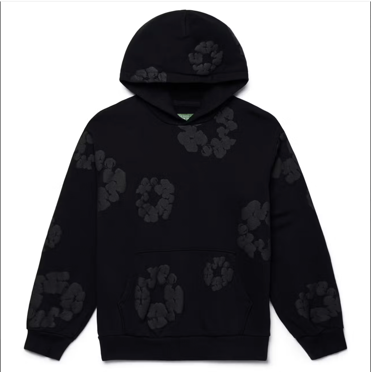 Denim Tears The Cotton Wreath Sweatshirt Black Monochrome