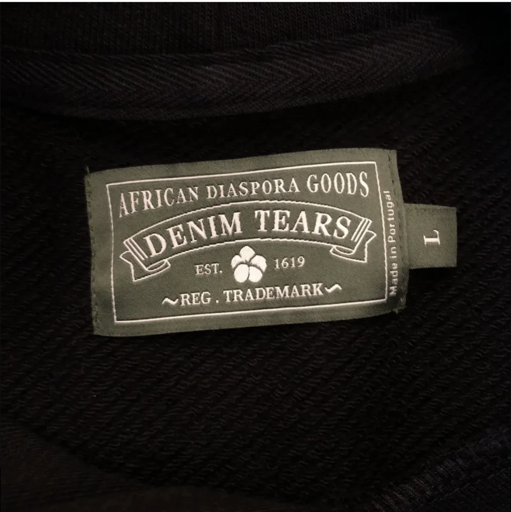Denim Tears The Cotton Wreath Sweatshirt Black Monochrome